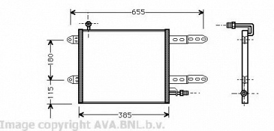 AVA QUALITY COOLING vw5150 -  Конденсатор, кондиционер